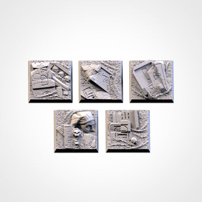 Egyptian Square Bases & Toppers - TXARLI Factory-Old World Kings of War Oathmark