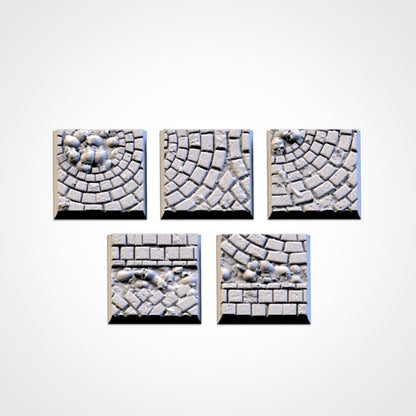 Medieval Road Square Bases & Toppers - TXARLI Factory - Old World Kings of War