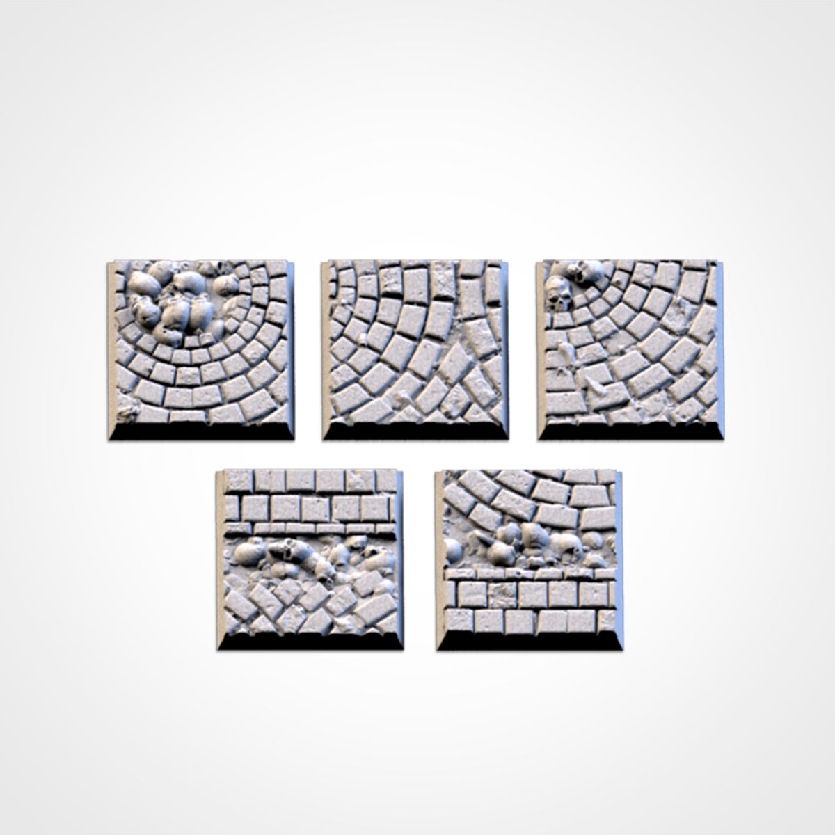 Medieval Road Square Bases & Toppers - TXARLI Factory - Old World Kings of War