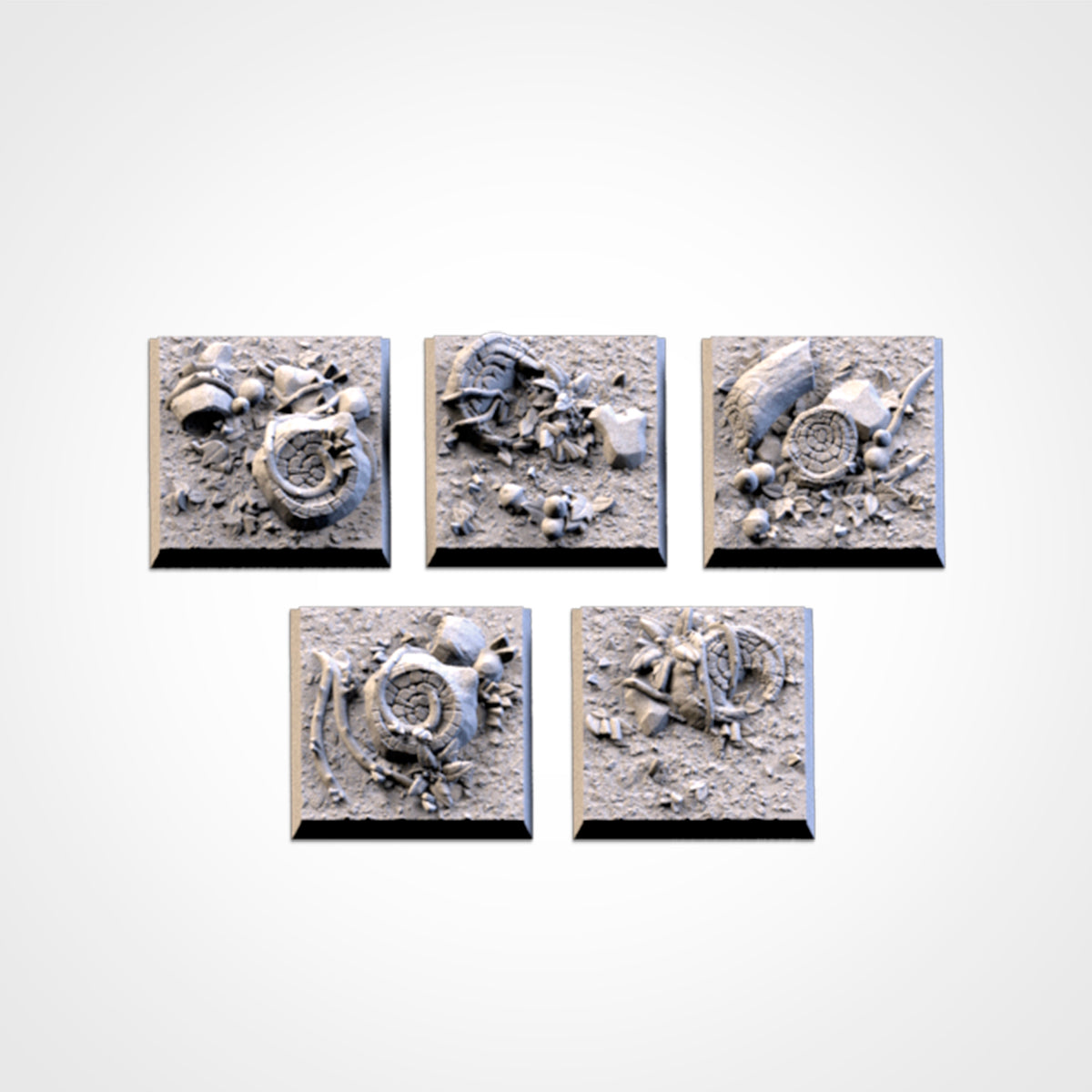 Forest Square Bases & Toppers - TXARLI Factory - Old World Kings of War Oathmark