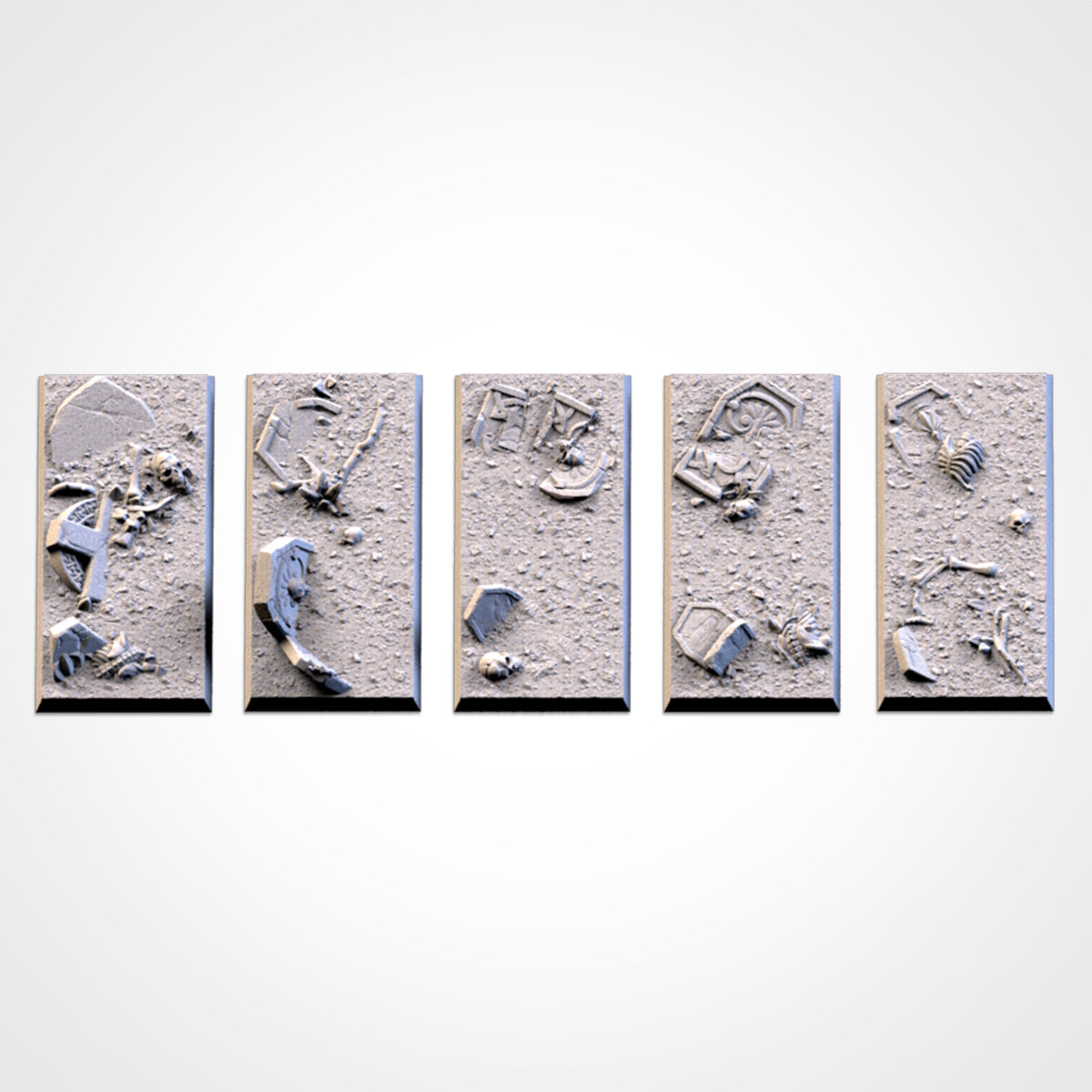 Graveyard Square Bases & Toppers - TXARLI Factory - Old World Kings of War