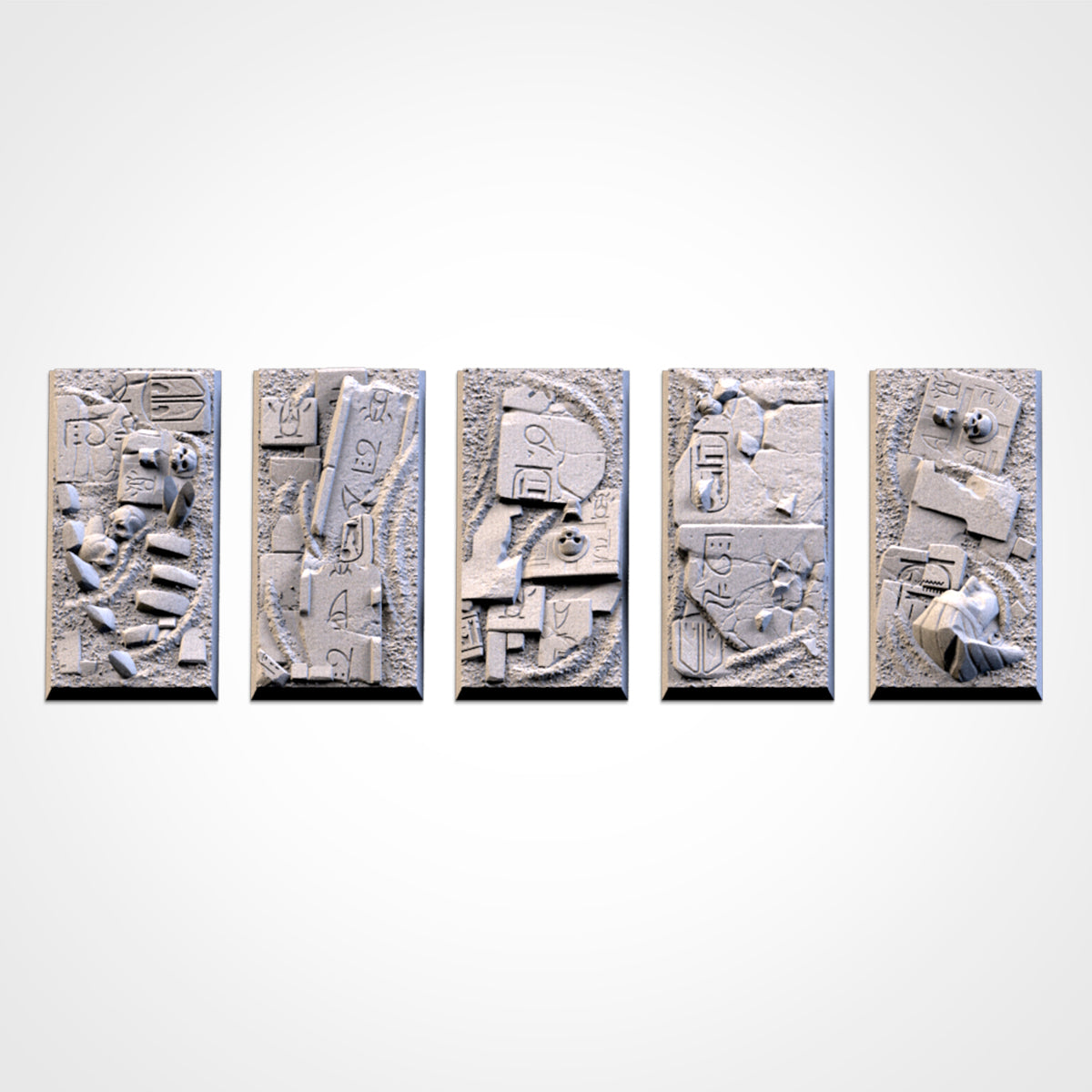 Egyptian Square Bases & Toppers - TXARLI Factory-Old World Kings of War Oathmark