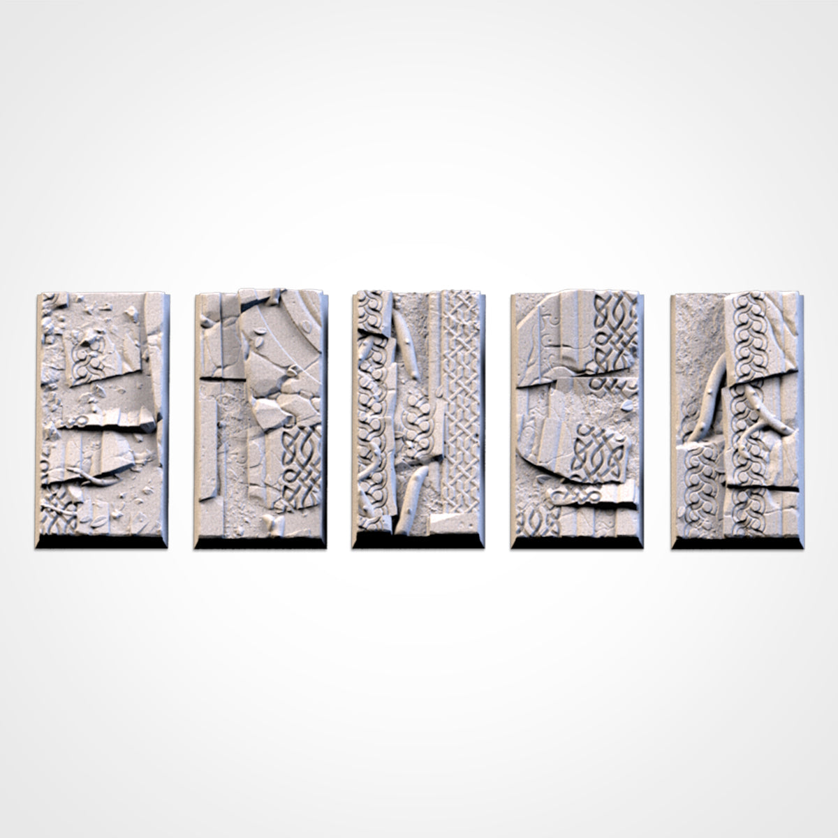 Ancestral Ruins Square Bases & Toppers - TXARLI Factory - Old World Kings of War