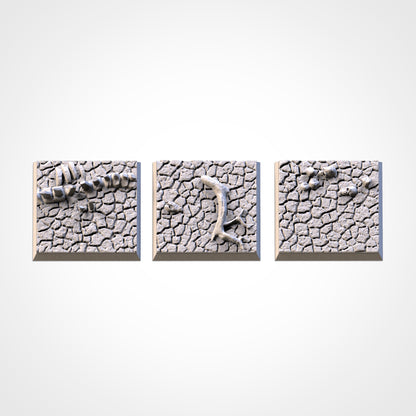 Desert Square Bases & Toppers - TXARLI Factory - Old World Kings of War Oathmark
