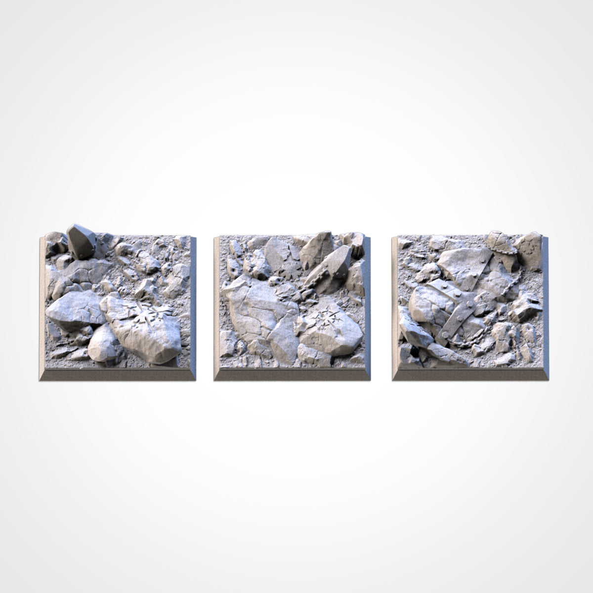 Chaos Hell Square Bases & Toppers - TXARLI Factory - Old World Kings of War
