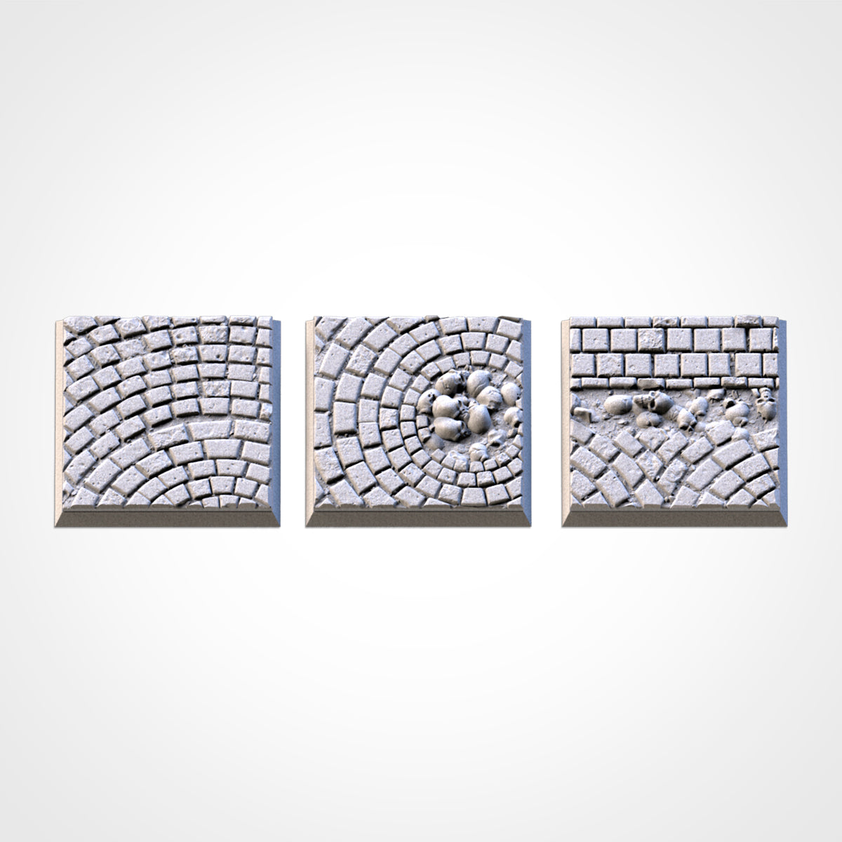 Medieval Road Square Bases & Toppers - TXARLI Factory - Old World Kings of War