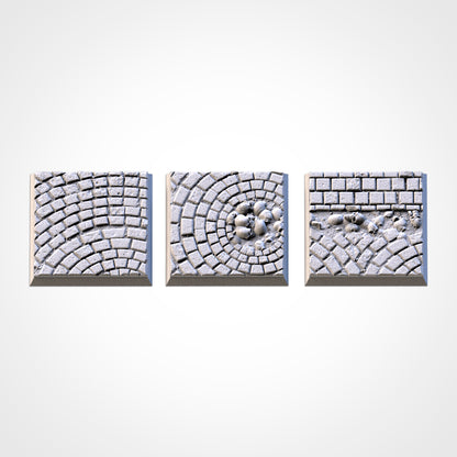 Medieval Road Square Bases & Toppers - TXARLI Factory - Old World Kings of War