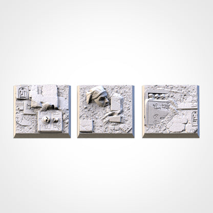 Egyptian Square Bases & Toppers - TXARLI Factory-Old World Kings of War Oathmark