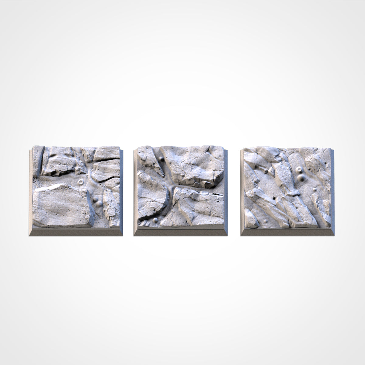 Volcanic Square Bases & Toppers - TXARLI Factory - Old World Kings of War