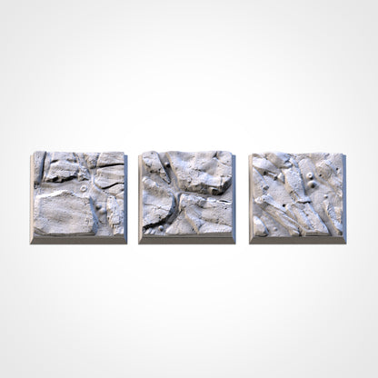 Volcanic Square Bases & Toppers - TXARLI Factory - Old World Kings of War