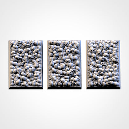 Skulls Square Bases & Toppers - TXARLI Factory - Old World Kings of War Oathmark