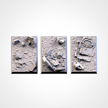 Graveyard Square Bases & Toppers - TXARLI Factory - Old World Kings of War