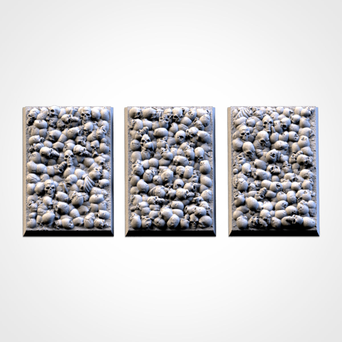 Skulls Square Bases & Toppers - TXARLI Factory - Old World Kings of War Oathmark