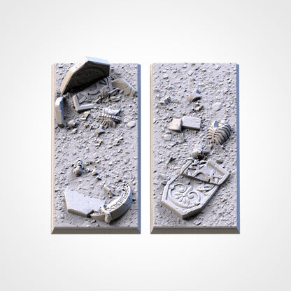Graveyard Square Bases & Toppers - TXARLI Factory - Old World Kings of War