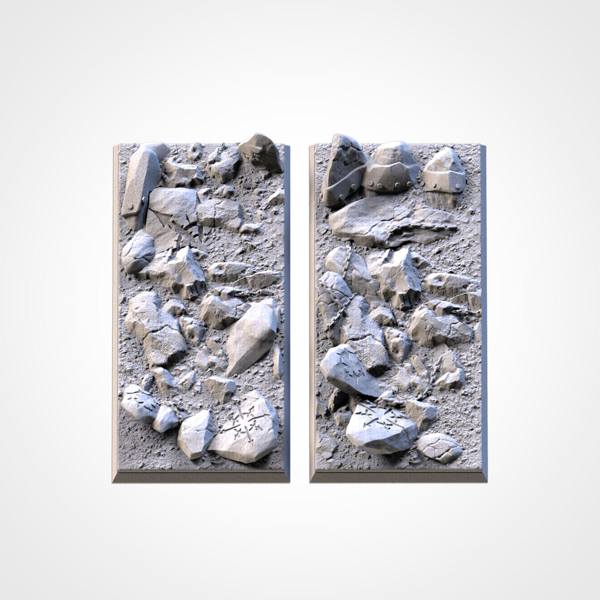 Chaos Hell Square Bases & Toppers - TXARLI Factory - Old World Kings of War