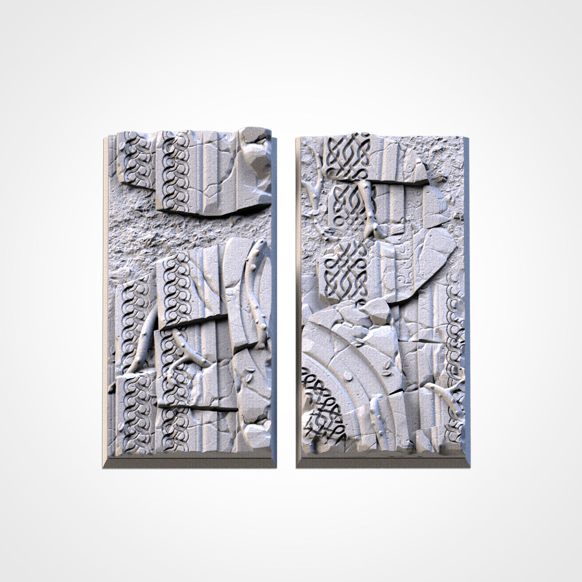 Ancestral Ruins Square Bases & Toppers - TXARLI Factory - Old World Kings of War