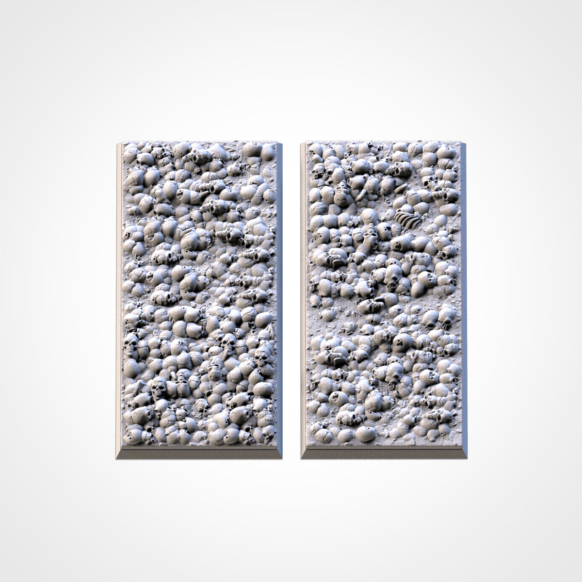 Skulls Square Bases & Toppers - TXARLI Factory - Old World Kings of War Oathmark