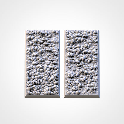Skulls Square Bases & Toppers - TXARLI Factory - Old World Kings of War Oathmark