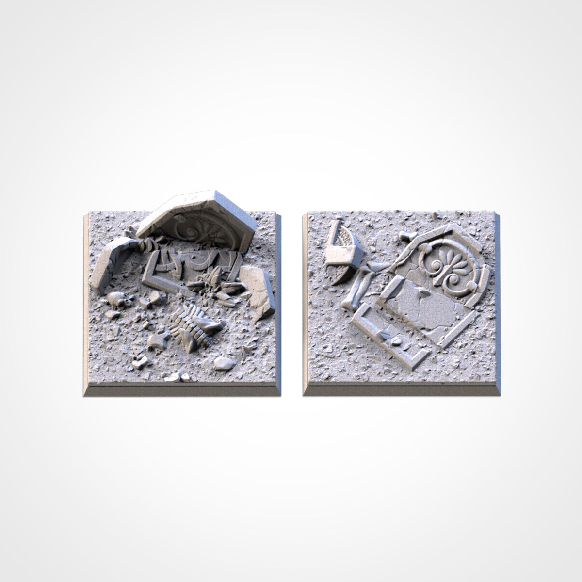 Graveyard Square Bases & Toppers - TXARLI Factory - Old World Kings of War