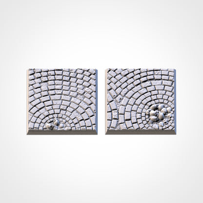 Medieval Road Square Bases & Toppers - TXARLI Factory - Old World Kings of War