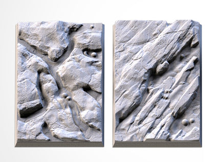 Volcanic Square Bases & Toppers - TXARLI Factory - Old World Kings of War