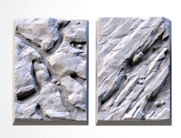 Volcanic Square Bases & Toppers - TXARLI Factory - Old World Kings of War