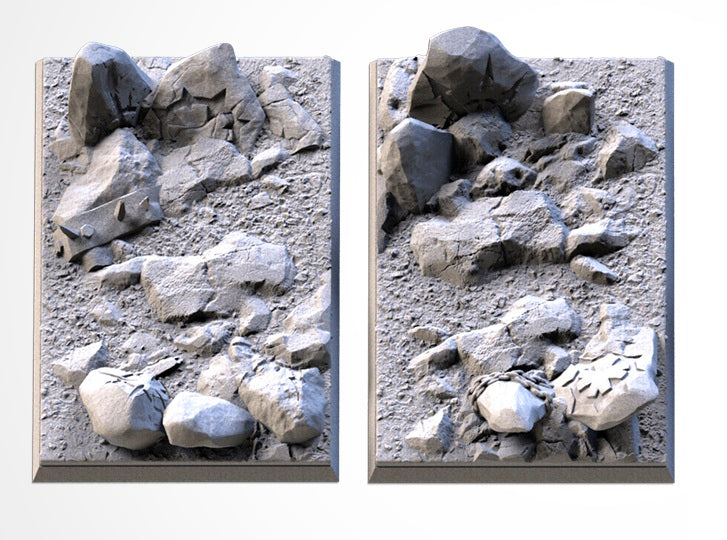 Chaos Hell Square Bases & Toppers - TXARLI Factory - Old World Kings of War
