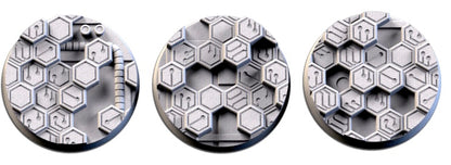 Cyberhex xenos necron Bases & Toppers - TXARLI Factory