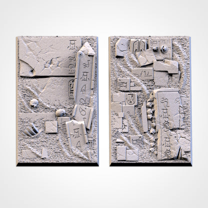 Egyptian Square Bases & Toppers - TXARLI Factory-Old World Kings of War Oathmark