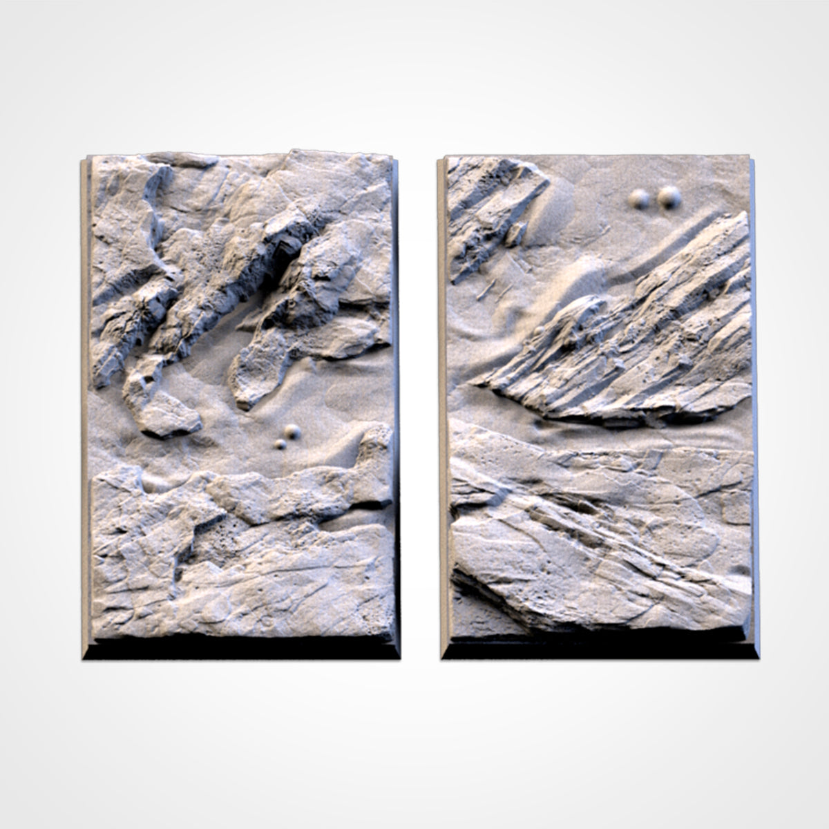 Volcanic Square Bases & Toppers - TXARLI Factory - Old World Kings of War