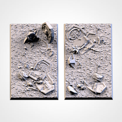 Graveyard Square Bases & Toppers - TXARLI Factory - Old World Kings of War