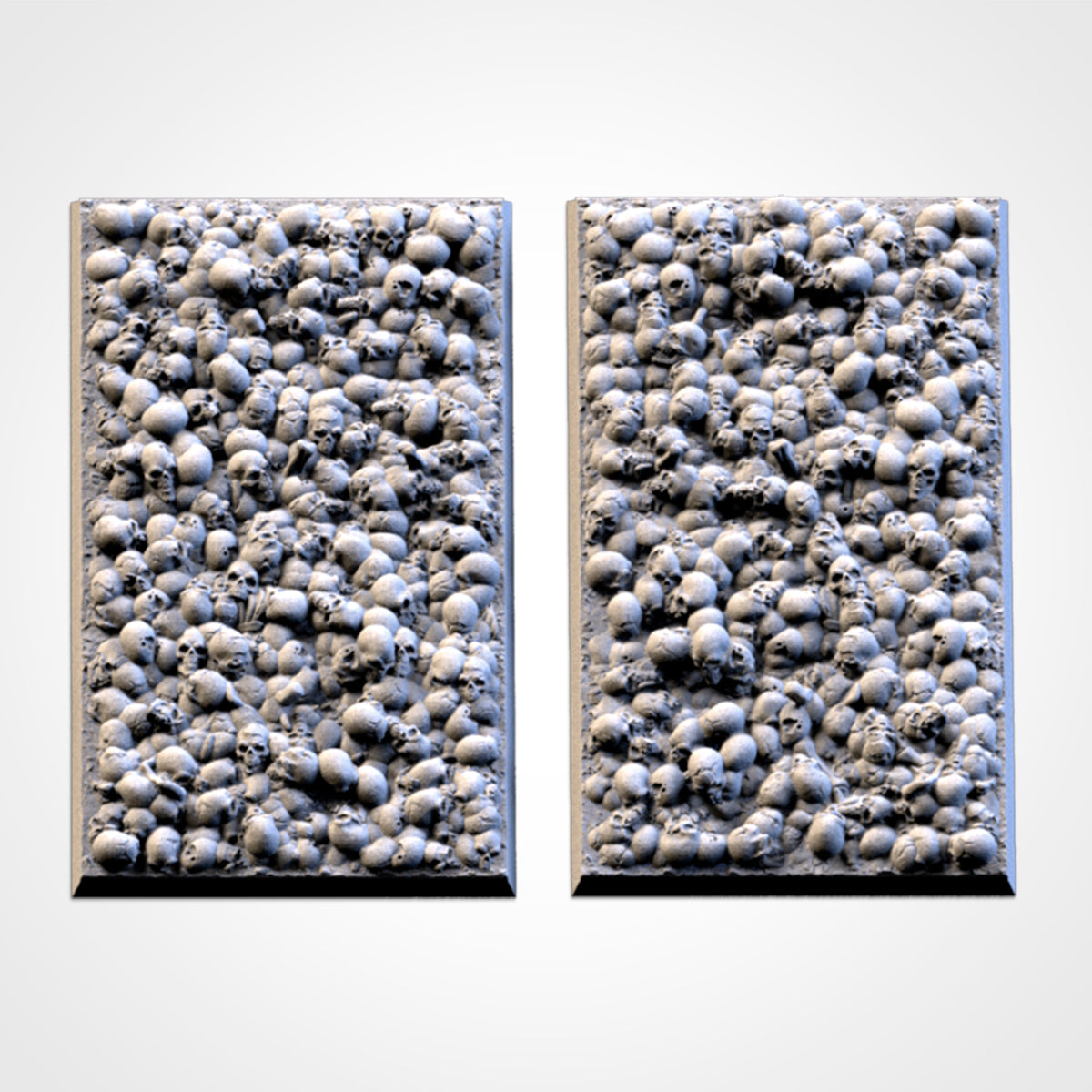 Skulls Square Bases & Toppers - TXARLI Factory - Old World Kings of War Oathmark