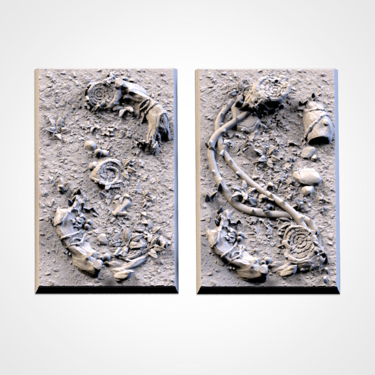 Forest Square Bases & Toppers - TXARLI Factory - Old World Kings of War Oathmark