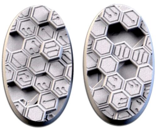Cyberhex xenos necron Bases & Toppers - TXARLI Factory