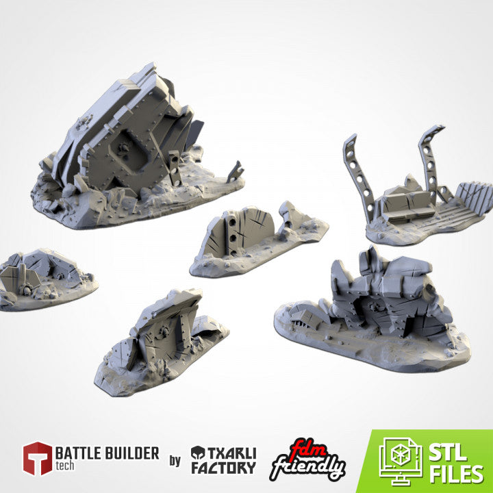 Crashed Vehicles Terrain