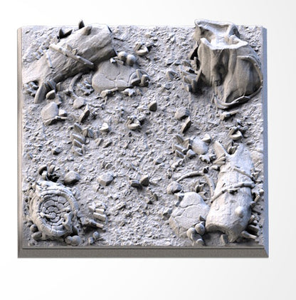 Forest Square Bases & Toppers - TXARLI Factory - Old World Kings of War Oathmark