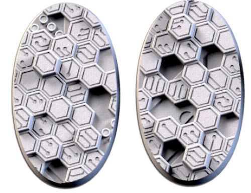 Cyberhex xenos necron Bases & Toppers - TXARLI Factory