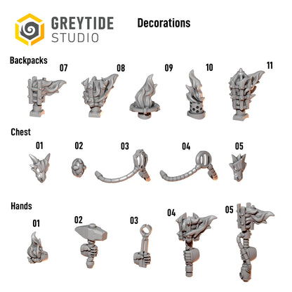 Anvil Wardens - Marine Decoration Pack