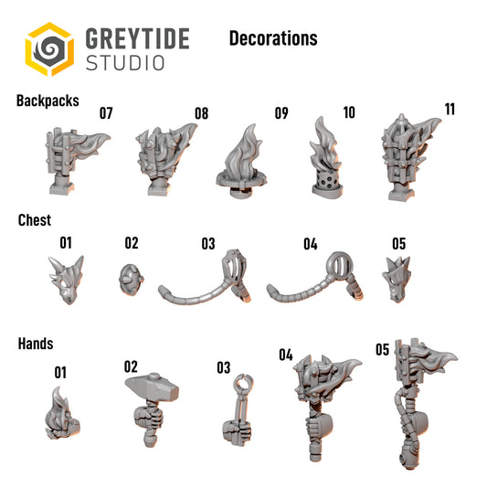 Anvil Wardens - Marine Decoration Pack - Set 2