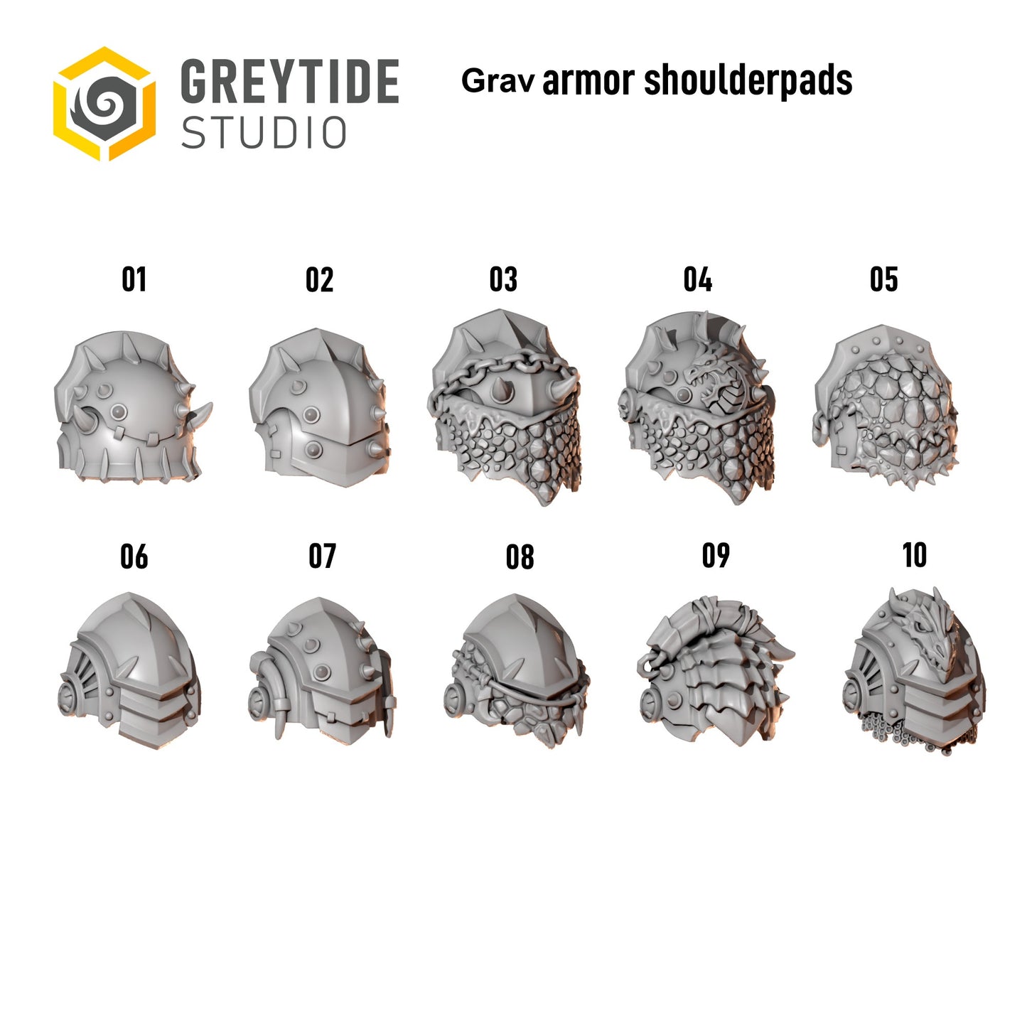 Anvil Wardens - Grav Armour Shoulder Pads