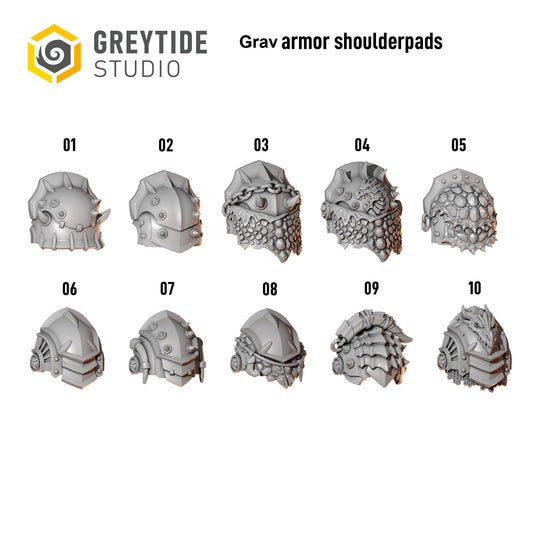 Anvil Wardens - Grav Armour Shoulder Pads