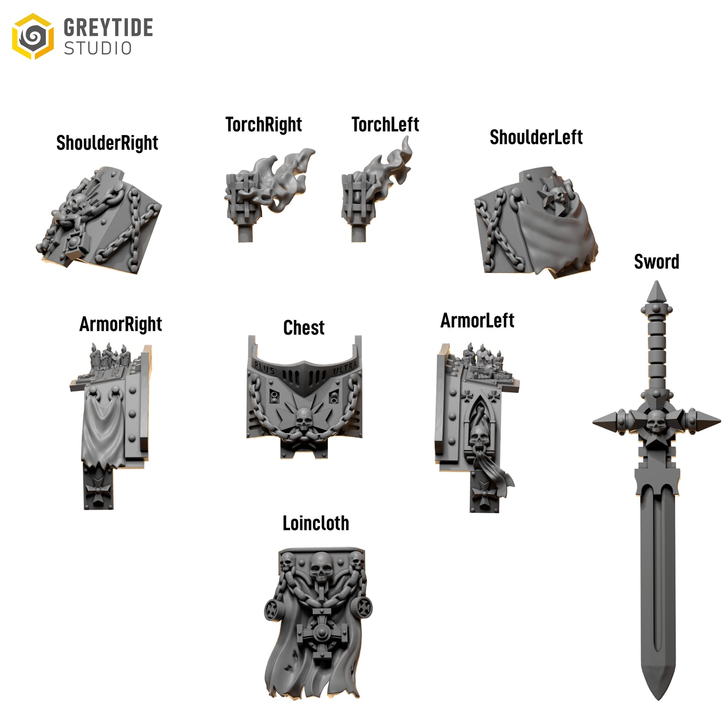 Eternal Pilgrims - Marine Ancient Armour 1 BT Upgrade Kit