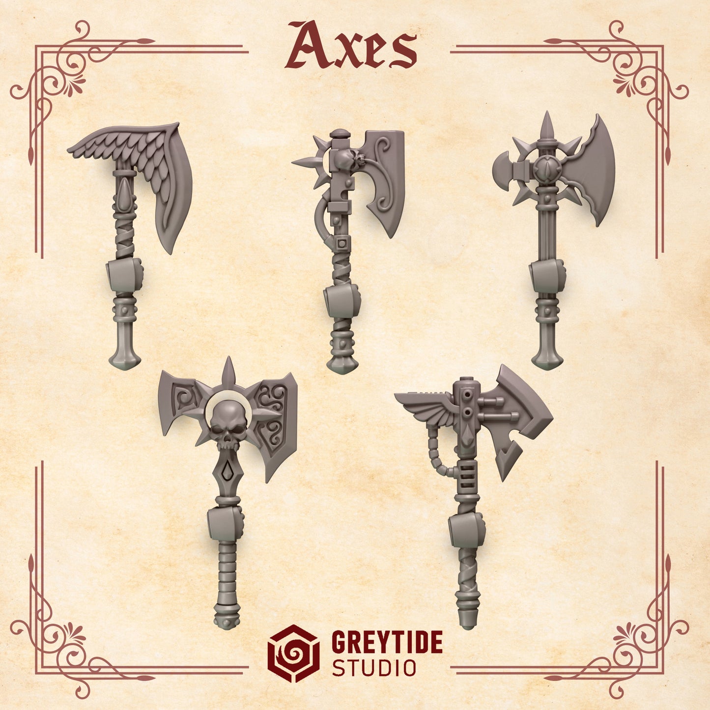 Crimson Lords - Marine Single Handed Axes