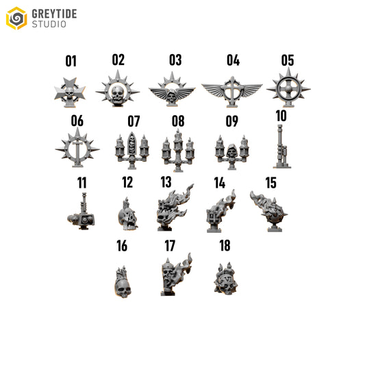 Eternal Pilgrims - Backpack Decorations Upgrade Kit