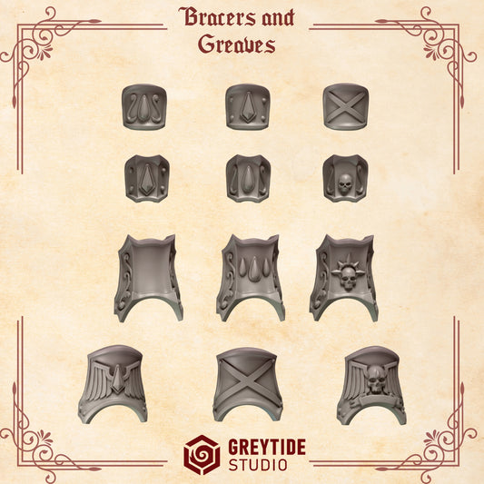 Crimson Lords - Marine Decoration Upgrade - Bracers and Greaves