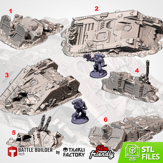 Destroyed Vehicles Terrain