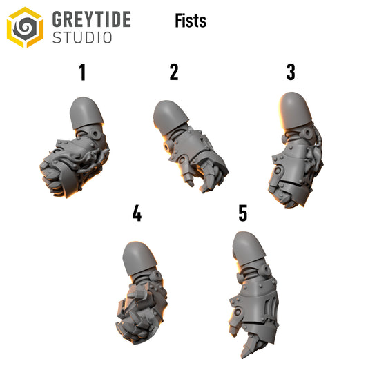 Anvil Wardens - Marine Set of Fists