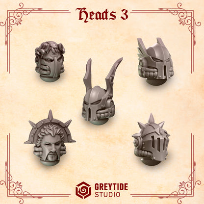 Crimson Lords - Marine Head Ugrade set