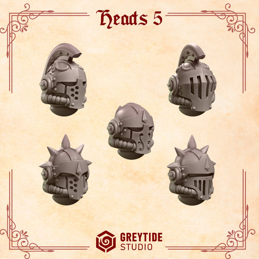 Crimson Lords - Marine Heads - Head set 5
