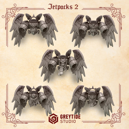 Crimson Lords - Marine Jump Packs - Jet pack set 2